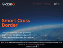 Tablet Screenshot of global-e.com